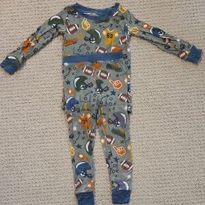 Little Sleepies Sports-Themed Footies in Green and Blue
